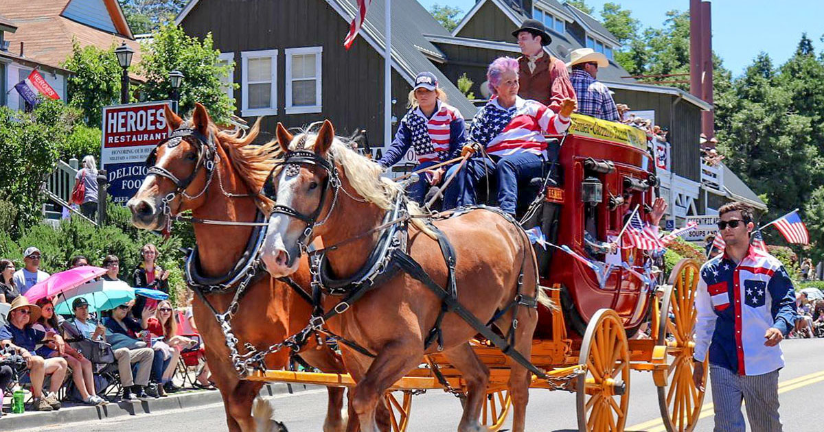 Fourth of July Parade in Julian The Springs at Borrego